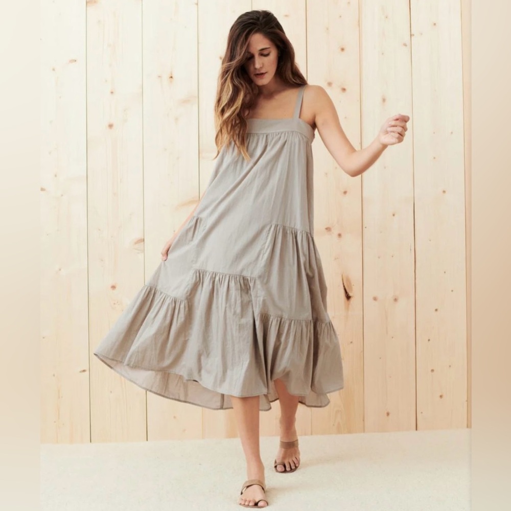NWOT! Jenni Kayne | cotton/linen Summer Dress | Willow color | XXL